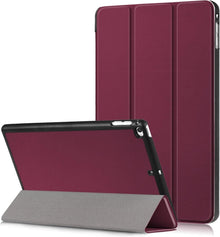 iPad Mini 4 Trifold Bookcase Hoes - Donkerrood