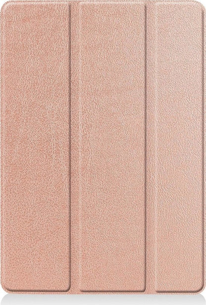 iPad 10.2 2020 Trifold Bookcase Hoes - Rosé goud