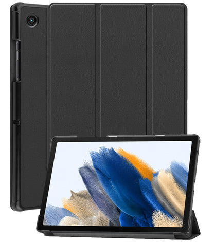 Samsung Galaxy Tab A8 Trifold Bookcase Hoes - Zwart