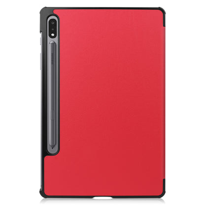Samsung Galaxy Tab S8 Plus Trifold Bookcase Hoes - Rood