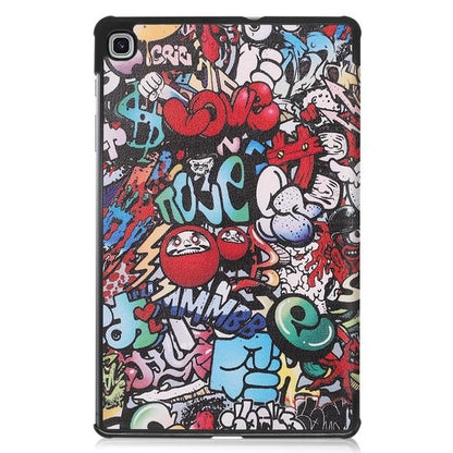 Samsung Galaxy Tab S6 Lite Trifold Bookcase Hoes - Graffity