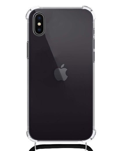 iPhone Xs Max Hoesje met Koord Backcover Shockproof - Transparant