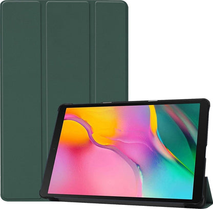 Samsung Galaxy Tab A 10.1 2019 Hoesje Book Case - Donkergroen