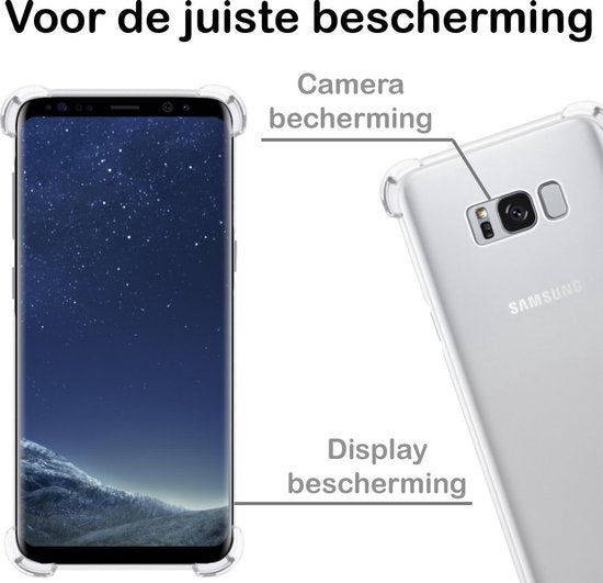 Samsung S8 Hoesje Shock Proof Siliconen - Transparant