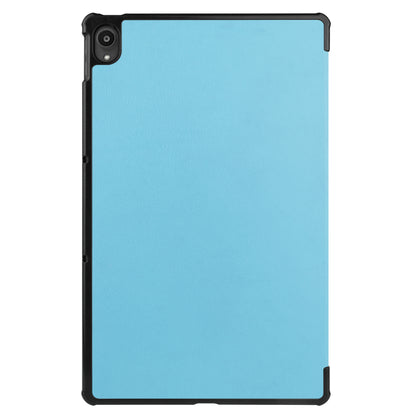 Lenovo Tab P11 Trifold Bookcase Hoes - Lichtblauw