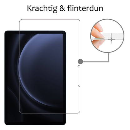 Samsung Galaxy Tab S9 FE Screenprotector Gehard Glas - Anti-kras