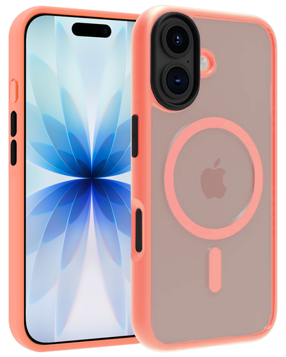 iPhone 17 Hoesje Geschikt voor Magsafe Backcover Shockproof - Perzik