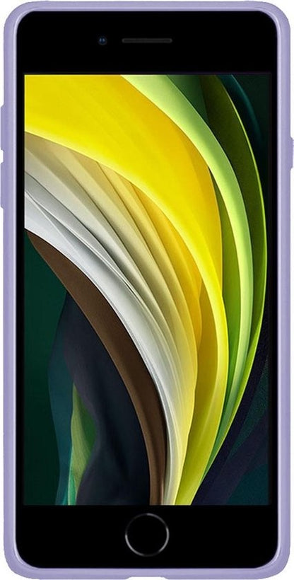 iPhone 7 Hoesje Siliconen Backcover Lichtgewicht - Lila