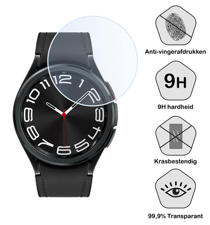Samsung Watch 6 Classic 47 mm Screenprotector Gehard Glas - Anti-kras