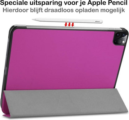 iPad Pro 2020 (11 inch) Hoesje Book Case - Paars