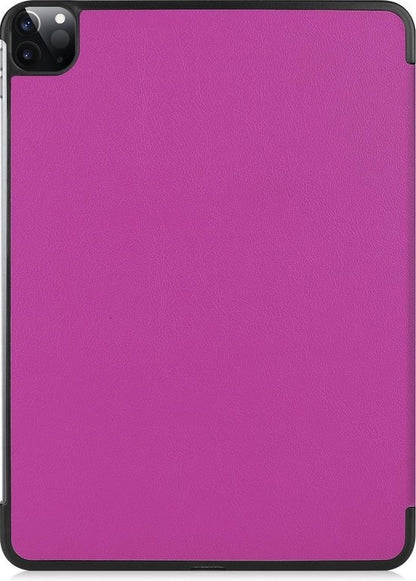 iPad Pro 2020 (11 inch) Trifold Bookcase Hoes - Paars