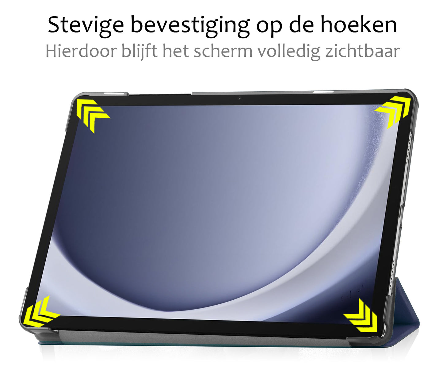 Samsung Galaxy Tab A9 Hoesje Book Case - Donkerblauw