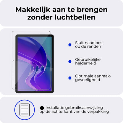 Lenovo Tab M11 Screenprotector Gehard Glas - Anti-kras