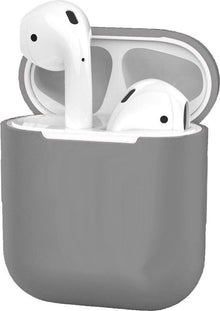 AirPods 2 Hoesje Siliconen Lichtgewicht - Grijs