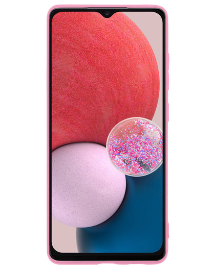 Samsung A13 4G Hoesje Siliconen Backcover Lichtgewicht - Lichtroze