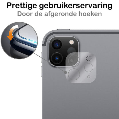 iPad Pro 2021 (12,9 inch) Camera Screenprotector Gehard Glas