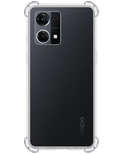 OPPO Reno 7 Hoesje Shockproof Backcover Siliconen - Transparant