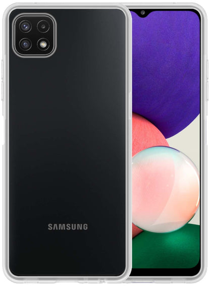 Samsung M22 Hoesje Siliconen Backcover Lichtgewicht - Transparant