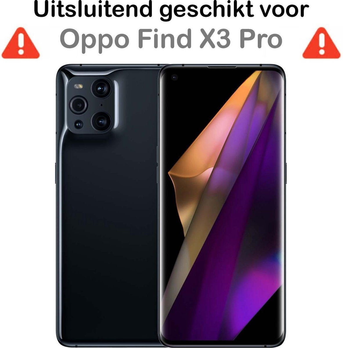 OPPO Find X3 Pro Hoesje Shock Proof Siliconen - Transparant