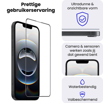 iPhone 16e Screenprotector Flexibel Glas met Installatieframe