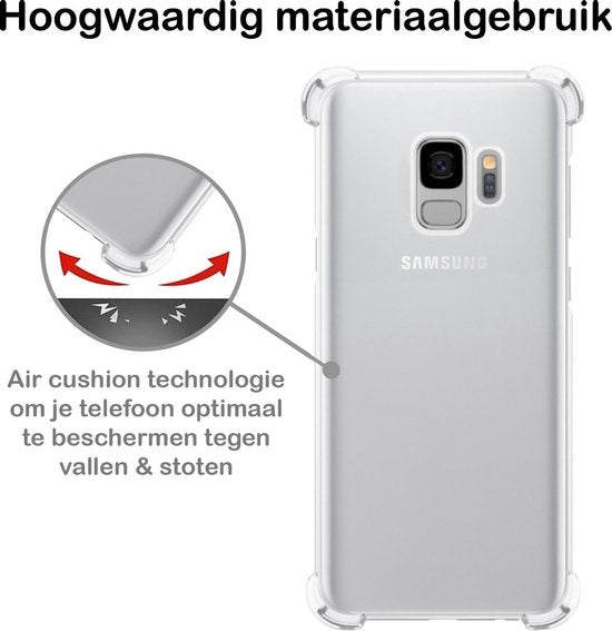 Samsung S9 Hoesje Shock Proof Siliconen - Transparant