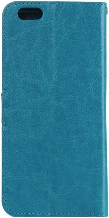 Hoes Geschikt voor iPhone 6 Hoes Bookcase Hoesje - Turquoise