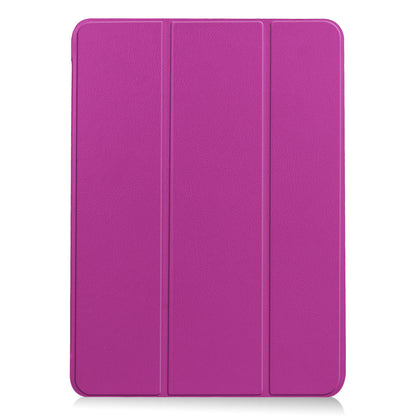 iPad Air 2022 Trifold Bookcase Hoes - Paars