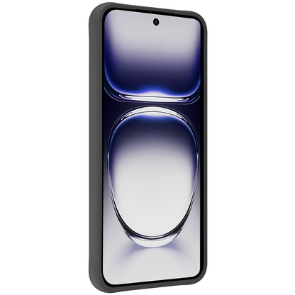 OPPO Reno 12 Pro Hoesje Siliconen Backcover Lichtgewicht - Zwart