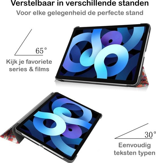 iPad Air 2020 Hoesje Book Case - Vlinders