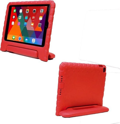 iPad 10.2 2019 Hoesje Kids Cover Bumper - Rood