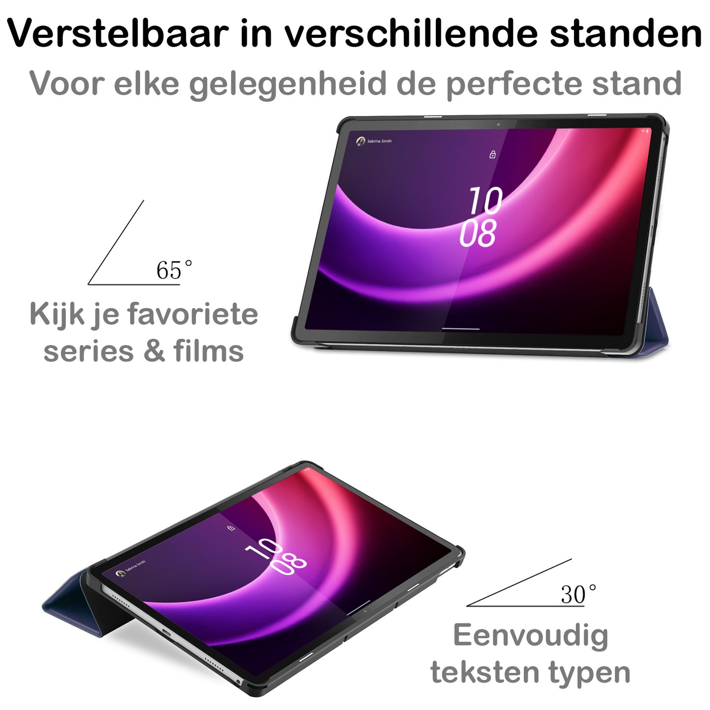 Lenovo Tab P11 (2e Gen) Hoesje Book Case - Donkerblauw