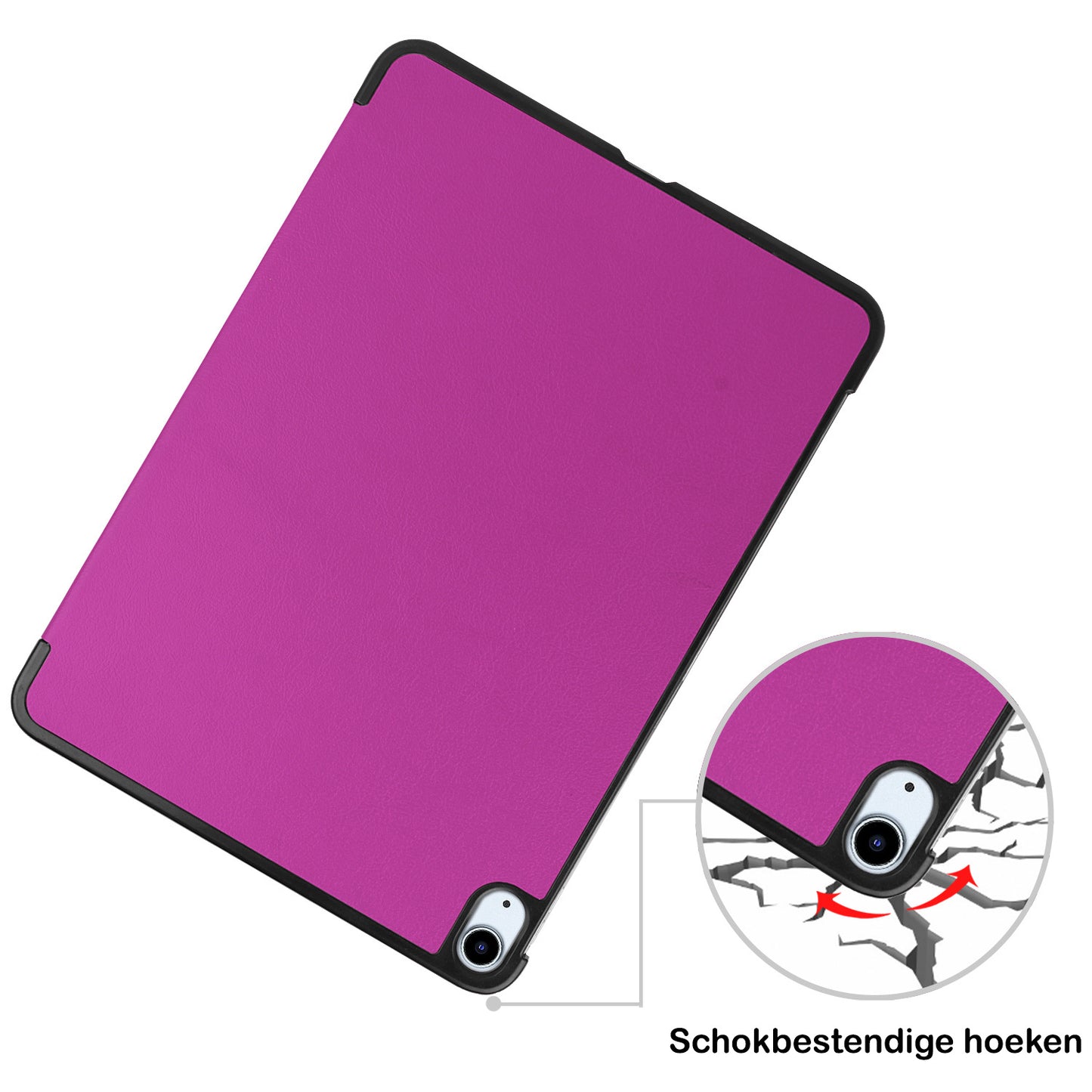 iPad Air 2022 Hoesje Book Case - Paars