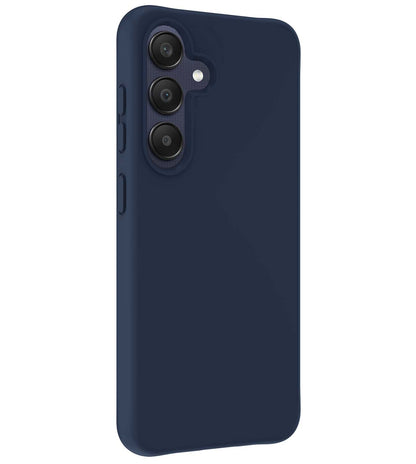 Samsung A25 Hoesje Siliconen Backcover Lichtgewicht - Donkerblauw