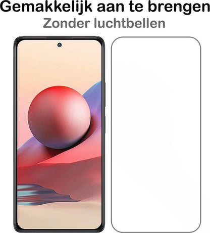 Xiaomi Redmi Note 10 4G Screenprotector Gehard Glas - Anti-kras