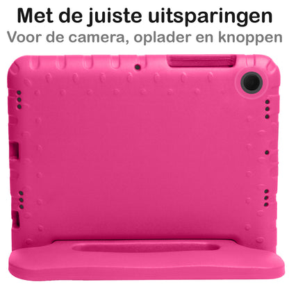 Samsung Galaxy Tab A8 Hoesje Kids Cover Bumper - Roze