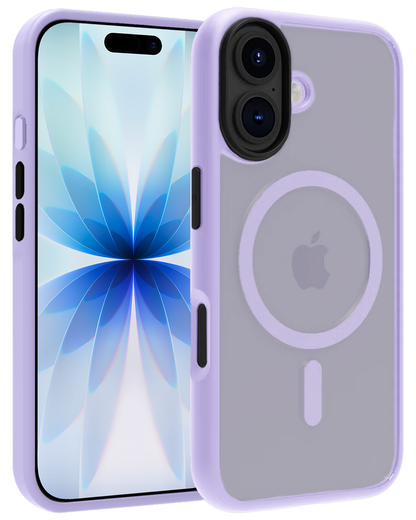 iPhone 17 Hoesje Geschikt voor Magsafe Backcover Shockproof - Lila