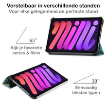 iPad Mini 6 Trifold Bookcase Hoes - Bloesem