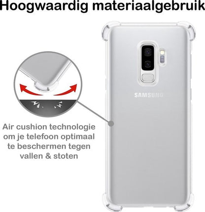 Samsung S9 Plus Hoesje Shockproof Backcover Siliconen - Transparant