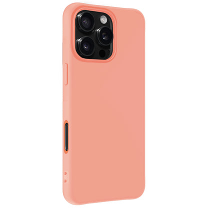 iPhone 16 Pro Hoesje Siliconen - Perzik