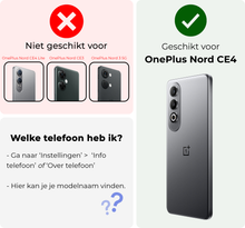 OnePlus Nord CE 4 Hoesje Bookcase Cover met Kaarthouder - Donkerblauw