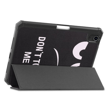 iPad Mini 6 Trifold Bookcase Hoes met Penhouder voor Apple Pen - Don't Touch Me