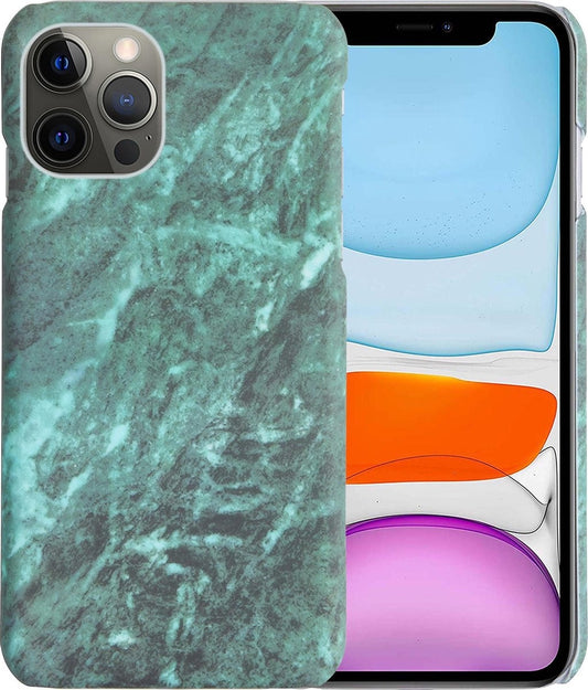 iPhone 11 Pro Hoesje Marmer - Groen