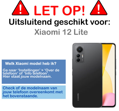 Xiaomi 12 Lite Hoesje Siliconen - Transparant