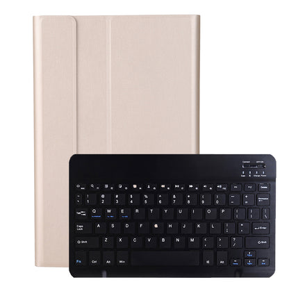 Lenovo Tab M10 Plus 3rd Gen Toetsenbord Hoes met Uitneembaar toetsenbord - Goud