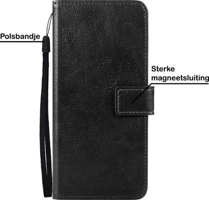 OnePlus Nord CE Hoesje Bookcase Cover met Kaarthouder - Zwart