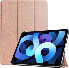 iPad Air 2020 Trifold Bookcase Hoes - Rosé goud