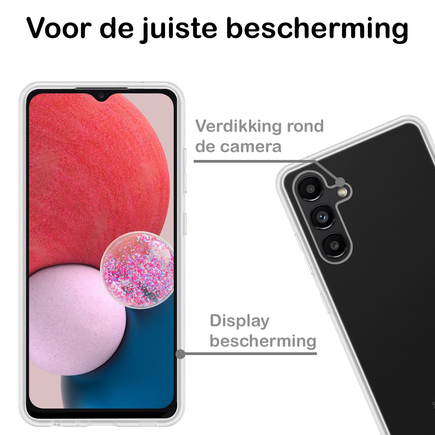 Samsung A13 5G Hoesje Siliconen - Transparant