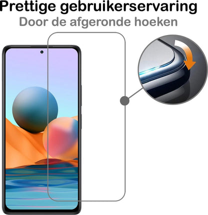 Xiaomi Redmi Note 10 Pro Screenprotector Gehard Glas - Anti-kras