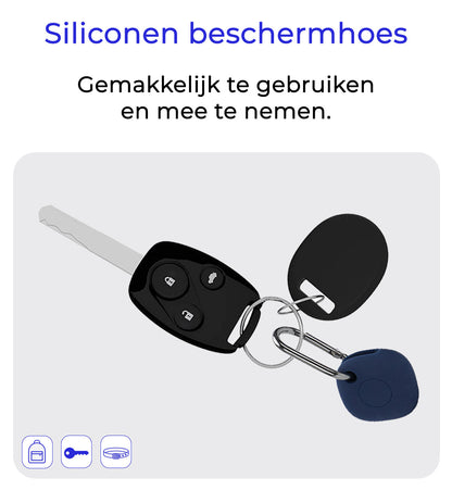 Samsung SmartTag+ Hoesje Siliconen Full Cover Lichtgewicht - Donkerblauw