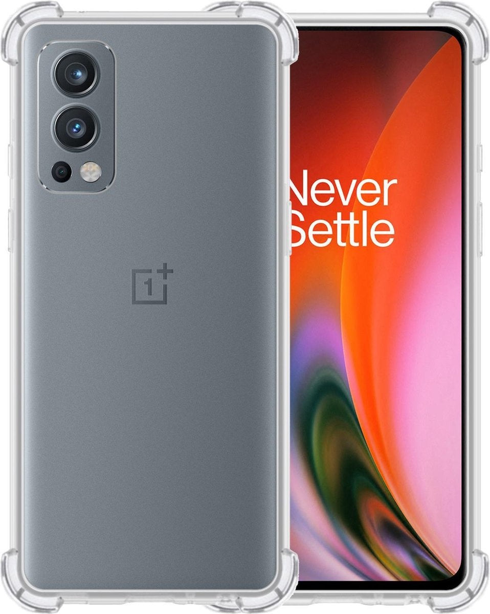 OnePlus Nord 2 Hoesje Shock Proof Siliconen - Transparant